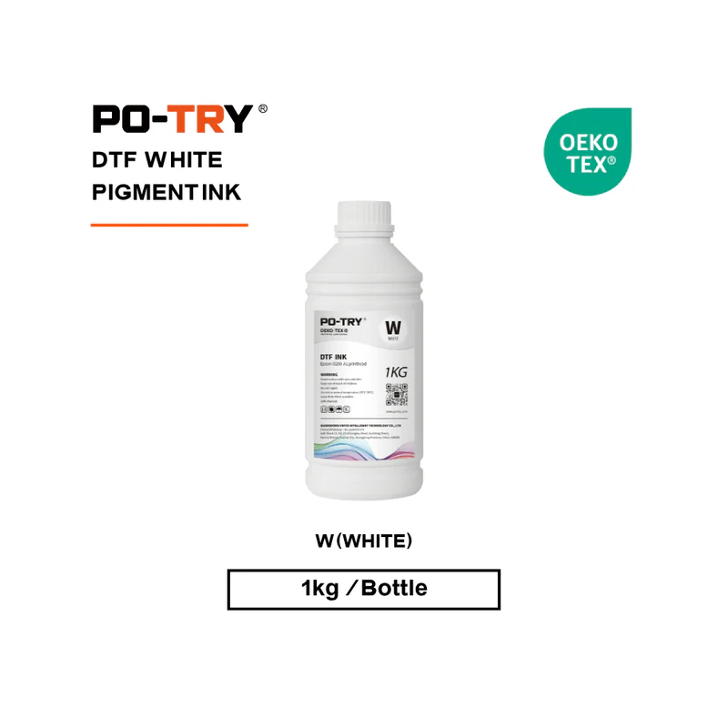 PO-TRY ECO-Friendly DTF No Clog White Ink 1kg