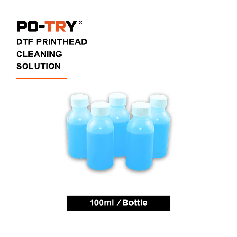 PO-TRY 100ML DTF Printhead Cleaning & Flushing Solution