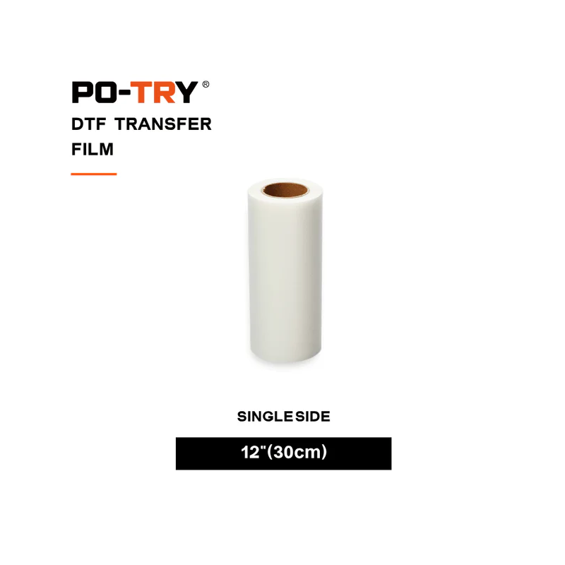 DTF Transfer Films - 30cm (12in) Single-Side Hot Peel