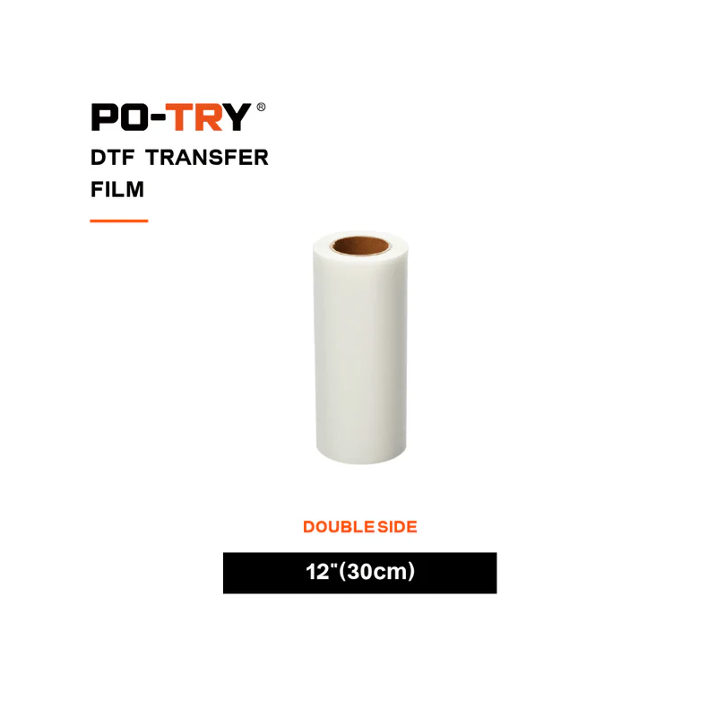 DTF Transfer Films - 30cm (12in) Double-Side Hot Peel