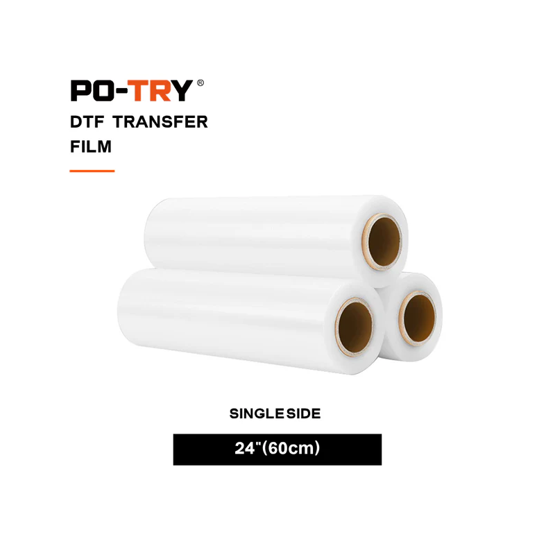 DTF Transfer Films - 60cm (24in) Single-Side Hot Peel