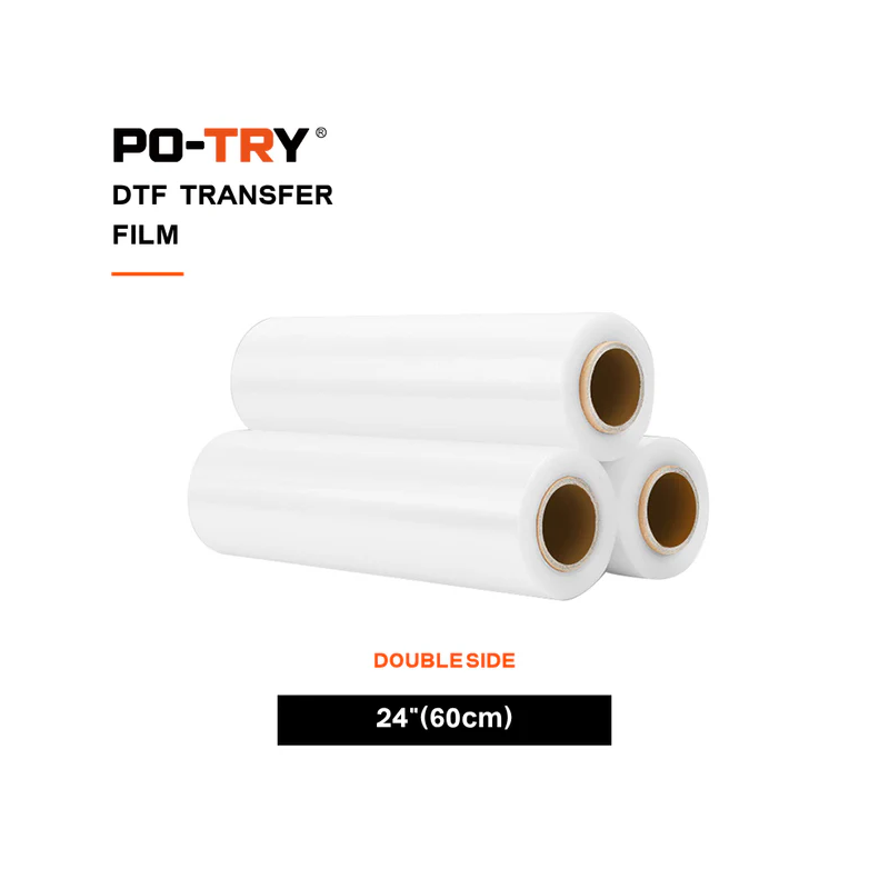 DTF Transfer Films - 60cm (24in) Double-Side Hot Peel